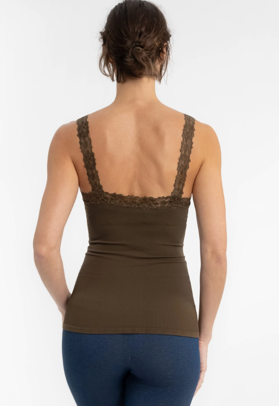 Chocolate Lace Cami
