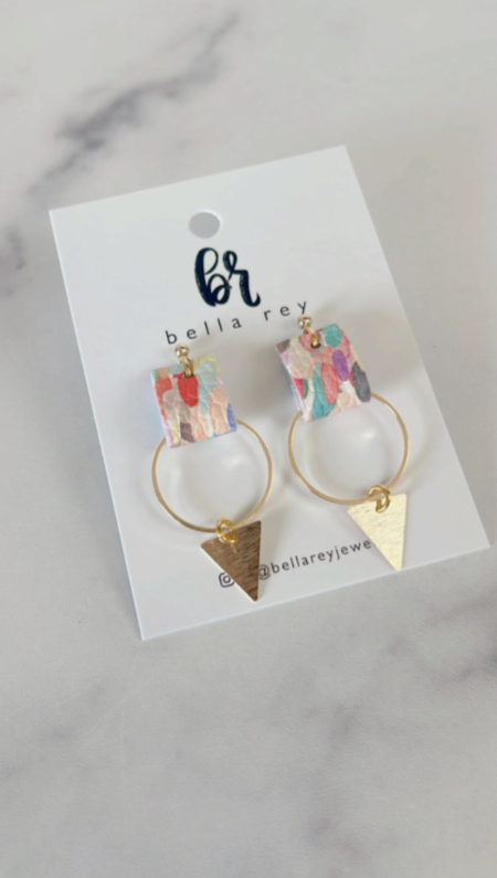 Kate Earrings - Confetti