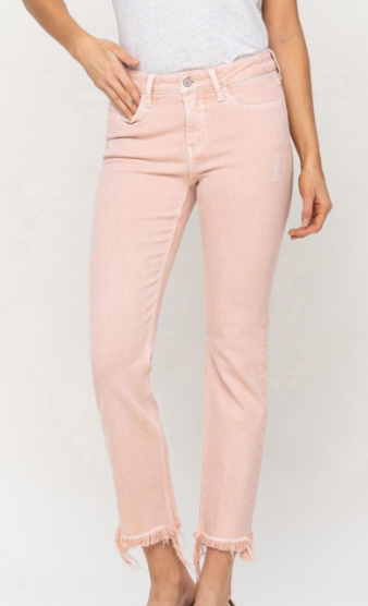 Lovervet Straight Jeans - Pink