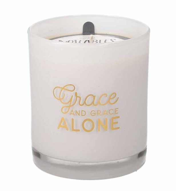 Noteables Candle: Grace Alone